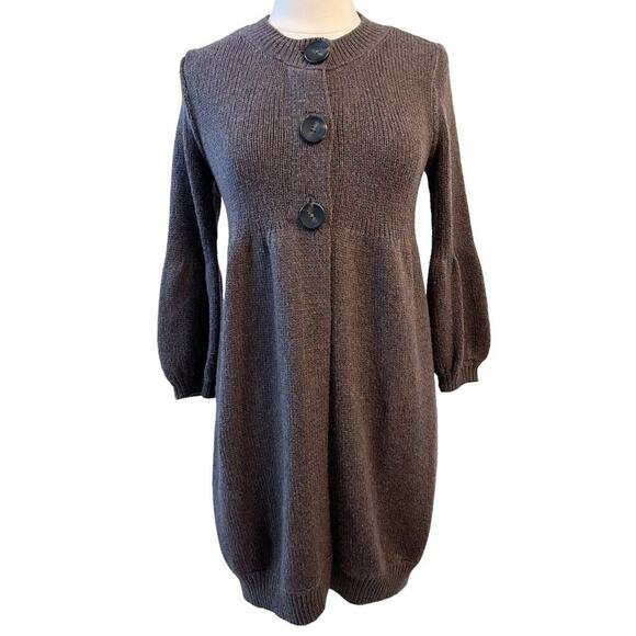 VINCE Babydoll Cardigan Sweater Jacket M - Picture 1 of 16